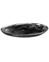 Modern Wick Large Shell-black Swirl