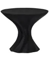 Modern Wick Scallop Cake Stand -solid Black