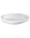 Modern Wick Wavy Medium Bowl-white Swirl
