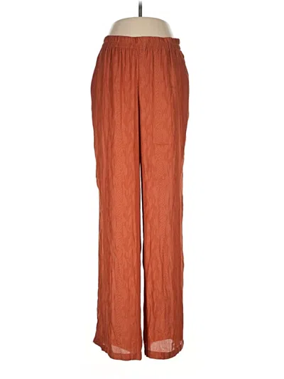 Pre-owned Modern Works Casual Pants In Brown