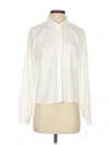 Modern Works Long Sleeve Blouse In White