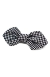 Modernbeast Patterned Bow Tie In Black Gingham