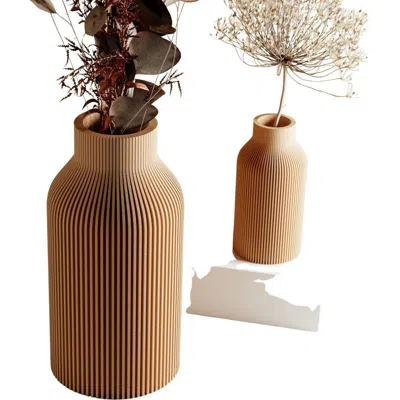 Modernized Pottery Bottle Vase