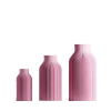 Modernized Pottery Bottle Vase, No Waterproof Insert In Pink