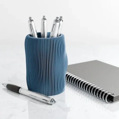 Modernized Pottery Bubbly Pencil Holder