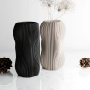 Modernized Pottery Bubbly Vase, No Waterproof Insert In Multi