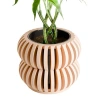 Modernized Pottery Double Bubbles Orchid Planter