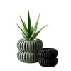 Modernized Pottery Double Bubbles Orchid Planter