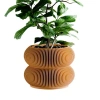 Modernized Pottery Double Bubbles Planter