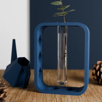 Modernized Pottery Dynamic Propagation Station In Blue