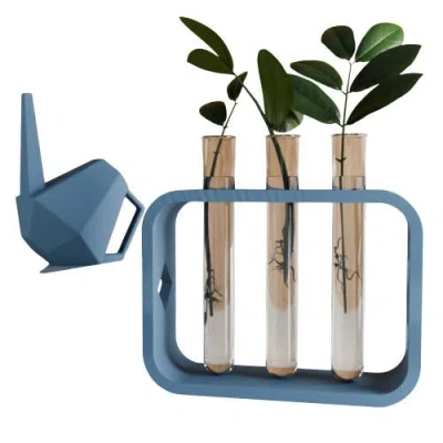 Modernized Pottery Dynamic Propagation Station In Blue