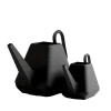 Modernized Pottery Passage Watering Can In Black