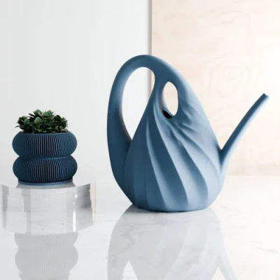 Modernized Pottery Swirl Watering Can