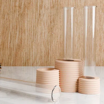 Modernized Pottery Triple Bubble Propagation Station In Brown