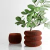 Modernized Pottery Triple Bubbles Planter