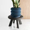 Modernized Pottery Triple Bubbles Planter