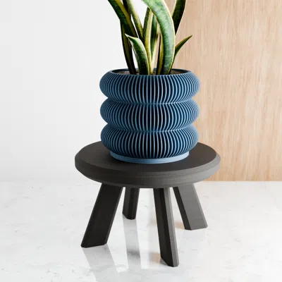 Modernized Pottery Triple Bubbles Planter