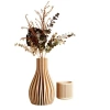 Modernized Pottery Willow Vase, No Waterproof Insert