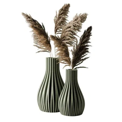 Modernized Pottery Willow Vase, No Waterproof Insert
