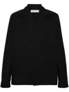 Modes Garments Camp-collar Poplin Shirt In Black