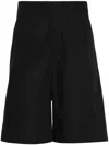 Modes Garments Poplin Bermuda Shorts In Black
