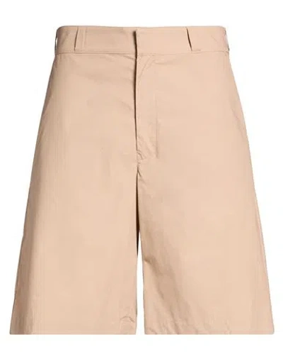 Modes Garments Man Shorts & Bermuda Shorts Light Brown Size 40 Cotton In Neutral