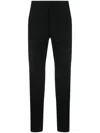 Modes Garments Mid-rise Tailored Trousers In Black