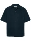 Modes Garments Short-sleeve Poplin Shirt In Blau