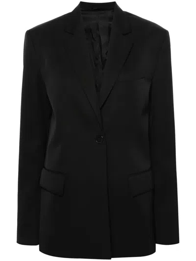 MODES GARMENTS SINGLE-BREASTED WOOL BLAZER