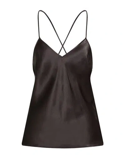 Modes Garments Woman Top Black Size 6 Silk