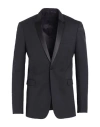 Modes Man Blazer Black Size 42 Polyester, Virgin Wool, Elastane