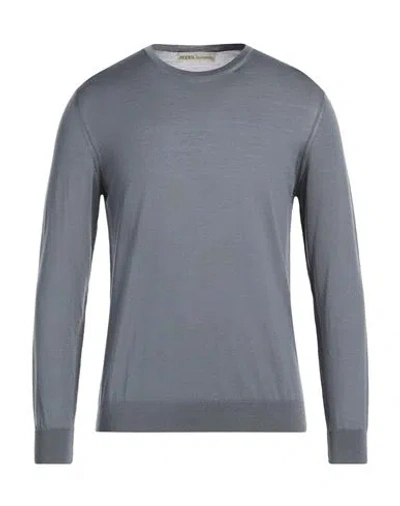 Modes Man Sweater Grey Size 46 Merino Wool In Gray
