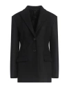 Modes Woman Coat Black Size 8 Wool