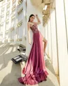 Modessa Couture M20327 Beaded Long Formal Prom Dress In Pink