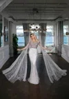 Modessa Couture M20363 Long Formal Mermaid Evening Cape Dress In Multi