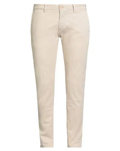 Modfitters Man Pants Beige Size 33 Cotton, Elastane