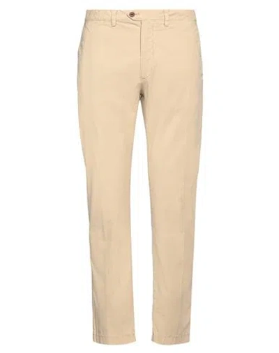 Modfitters Man Pants Beige Size 36 Cotton, Elastane