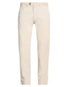Modfitters Man Pants Beige Size 33 Cotton, Elastane In Neutral