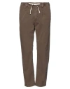 Modfitters Man Pants Brown Size Xxl Cotton, Elastane