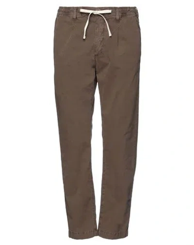 Modfitters Man Pants Brown Size Xxl Cotton, Elastane