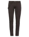 Modfitters Man Pants Dark Brown Size 29 Cotton, Elastane