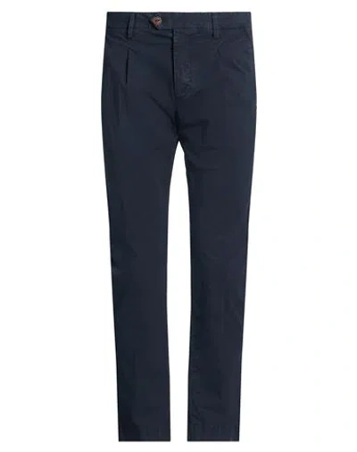 Modfitters Man Pants Navy Size 30 Cotton, Elastane In Blue