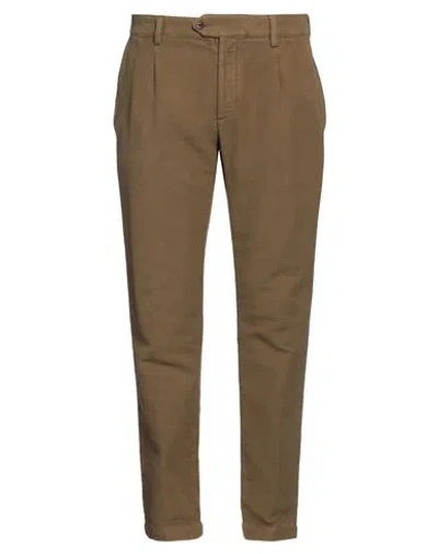 Modfitters Man Pants Sage Green Size 33 Cotton In Brown