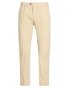 Modfitters Man Pants Sand Size 32 Cotton, Elastane In Neutral