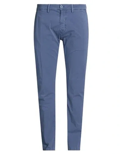 Modfitters Man Pants Slate Blue Size 32 Cotton, Elastane