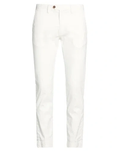 Modfitters Man Pants White Size 32 Cotton, Linen, Elastane