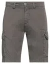 Modfitters Man Shorts & Bermuda Shorts Lead Size 31 Cotton In Grey