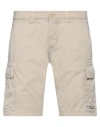 Modfitters Man Shorts & Bermuda Shorts Light Grey Size 31 Linen, Cotton, Elastane In Grey