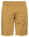 Modfitters Man Shorts & Bermuda Shorts Mustard Size 29 Cotton, Elastane In Yellow