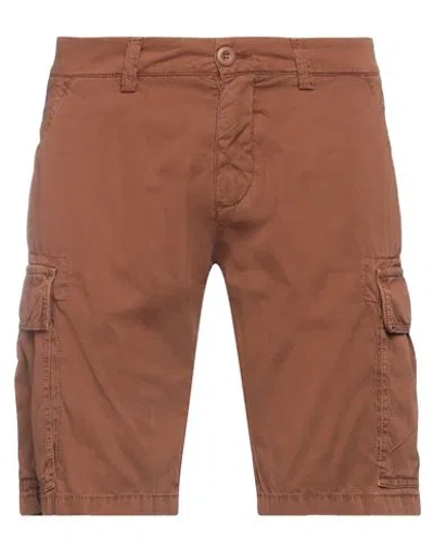 Modfitters Man Shorts & Bermuda Shorts Tan Size 32 Cotton In Brown